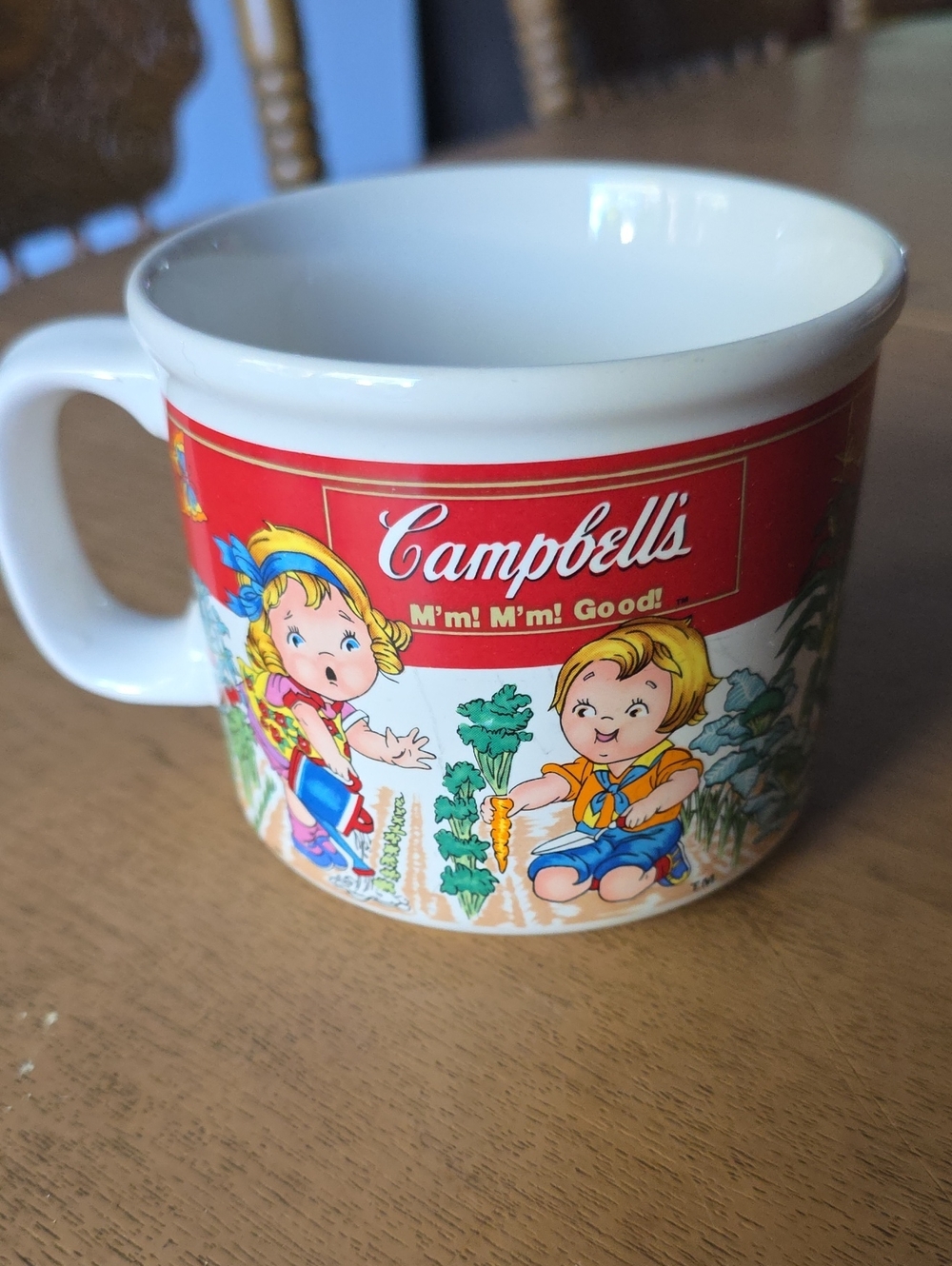 Campbell's Vintage Kids Soup Mug - Red & White